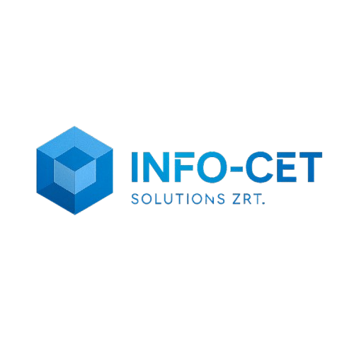 Info‑Cet Solutions Zrt. – nagyított logó